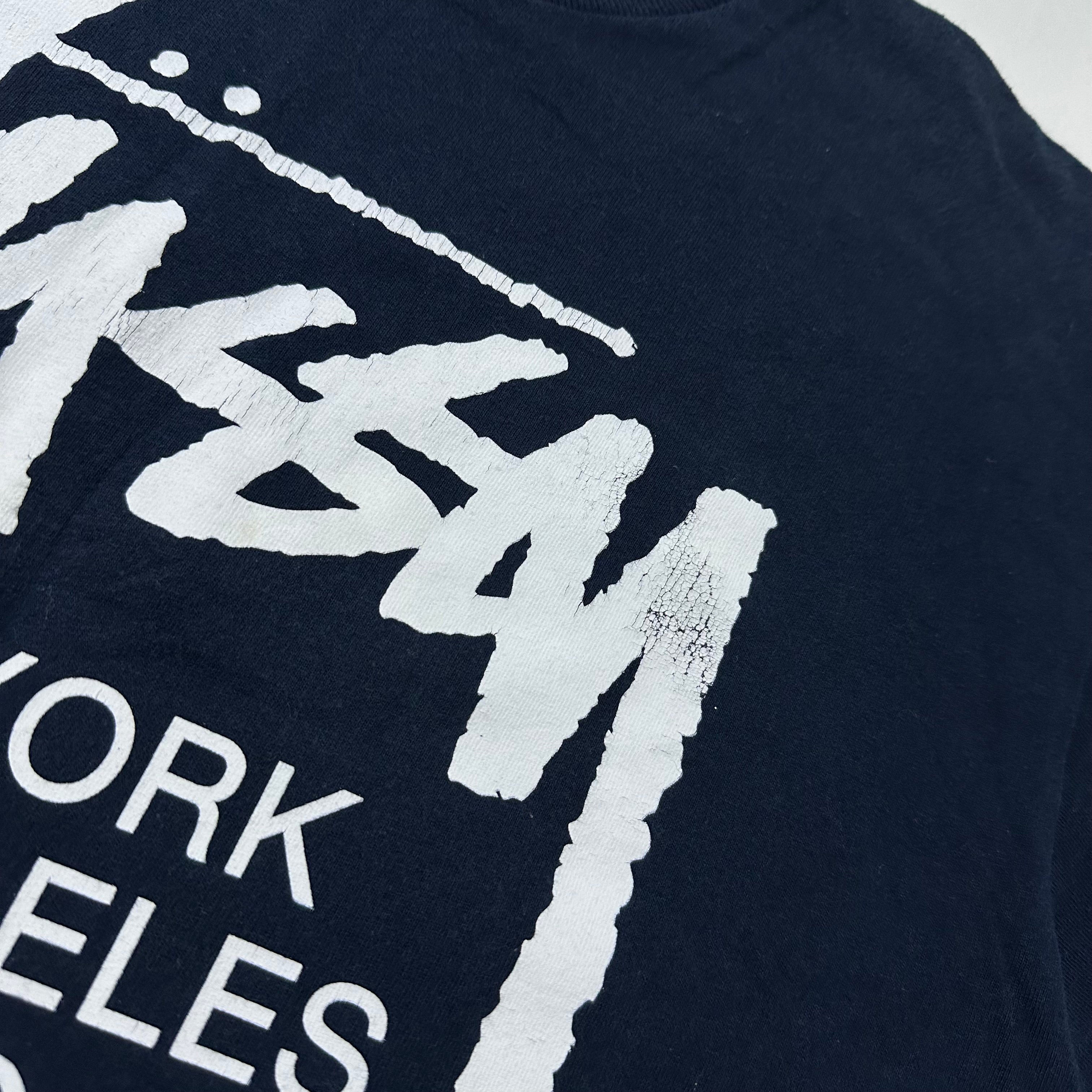 Stussy World Tour T-shirt in Navy Medium