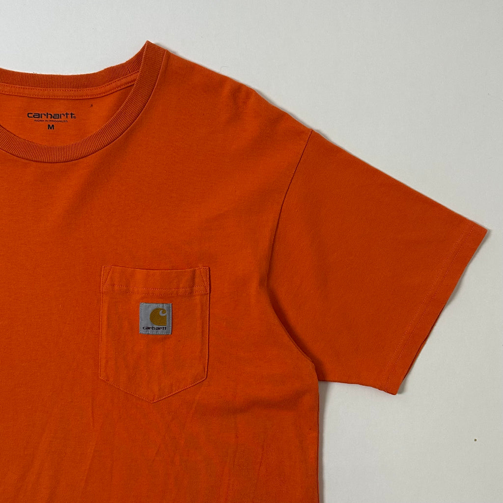 Carhartt WIP Pocket Tee in Orange Size Medium (Fits Large)