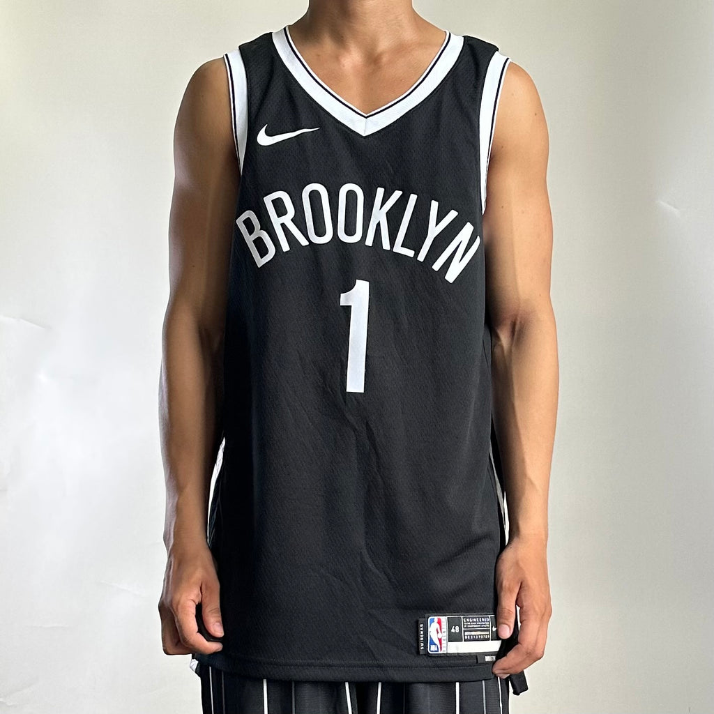 Nike “Mikal Bridges” Brooklyn Nets Jersey in Black (Size Large)