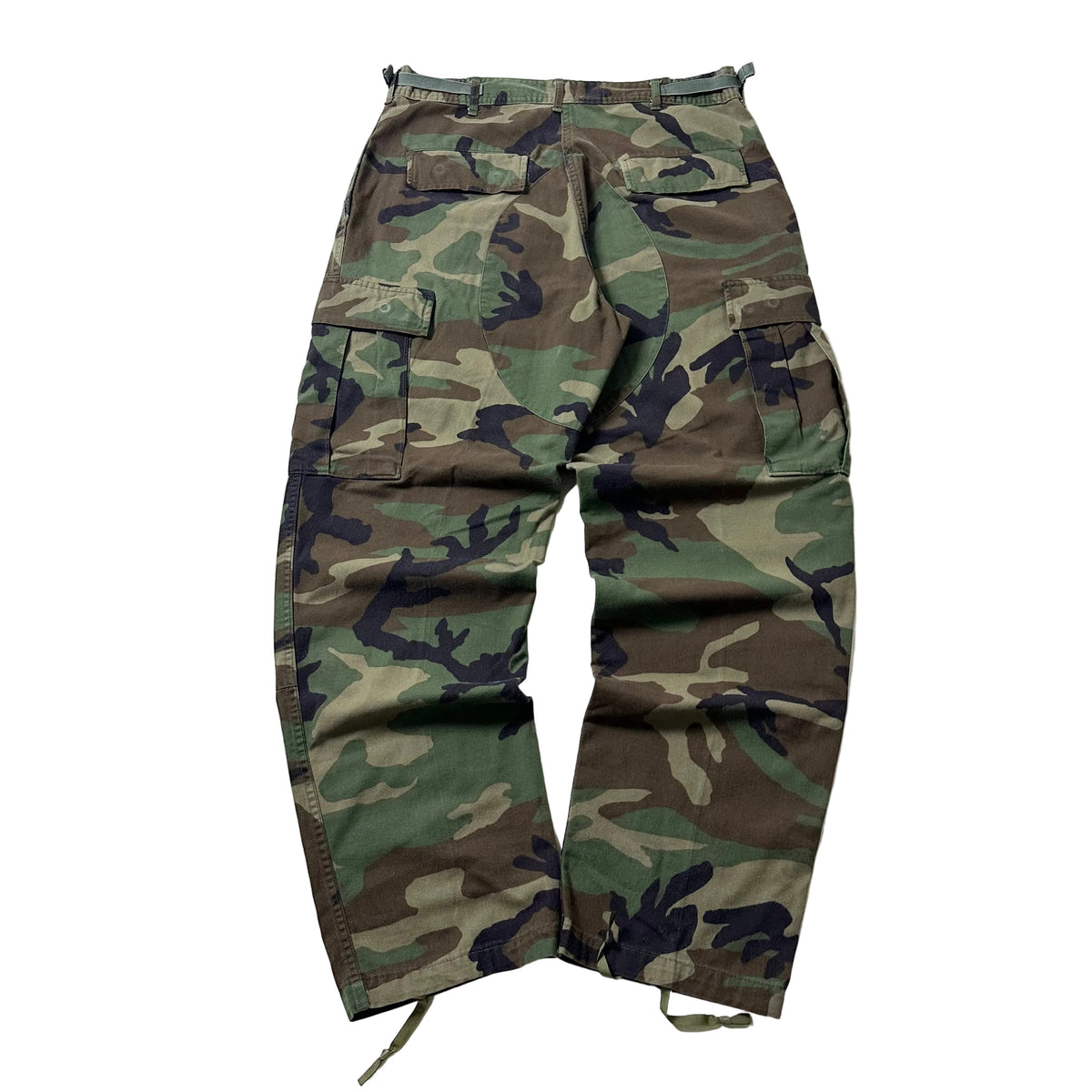 Vintage 1997 Woodland Camouflage Cargo Pants (Size 31-35) — SOLD