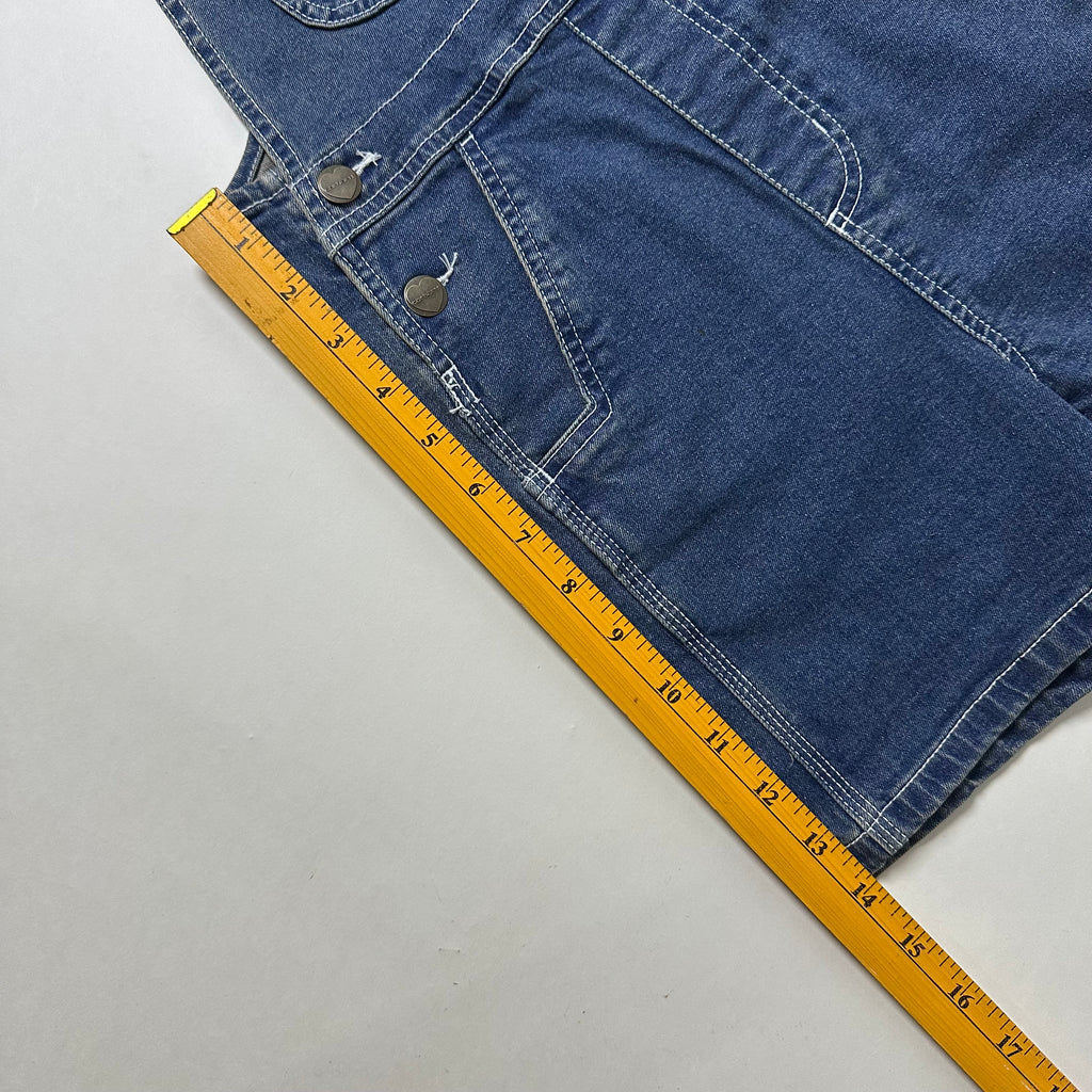 Carhartt Kids Denim Short Bib Overalls (Size 7) New with tags