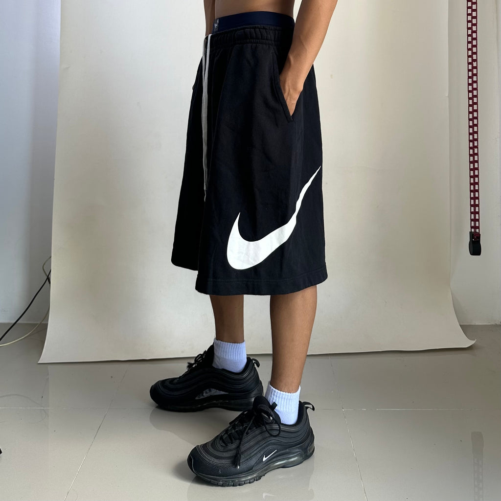 Nike Sweat-shorts Big Swoosh Logo in Black (Size 4XL 38-46)