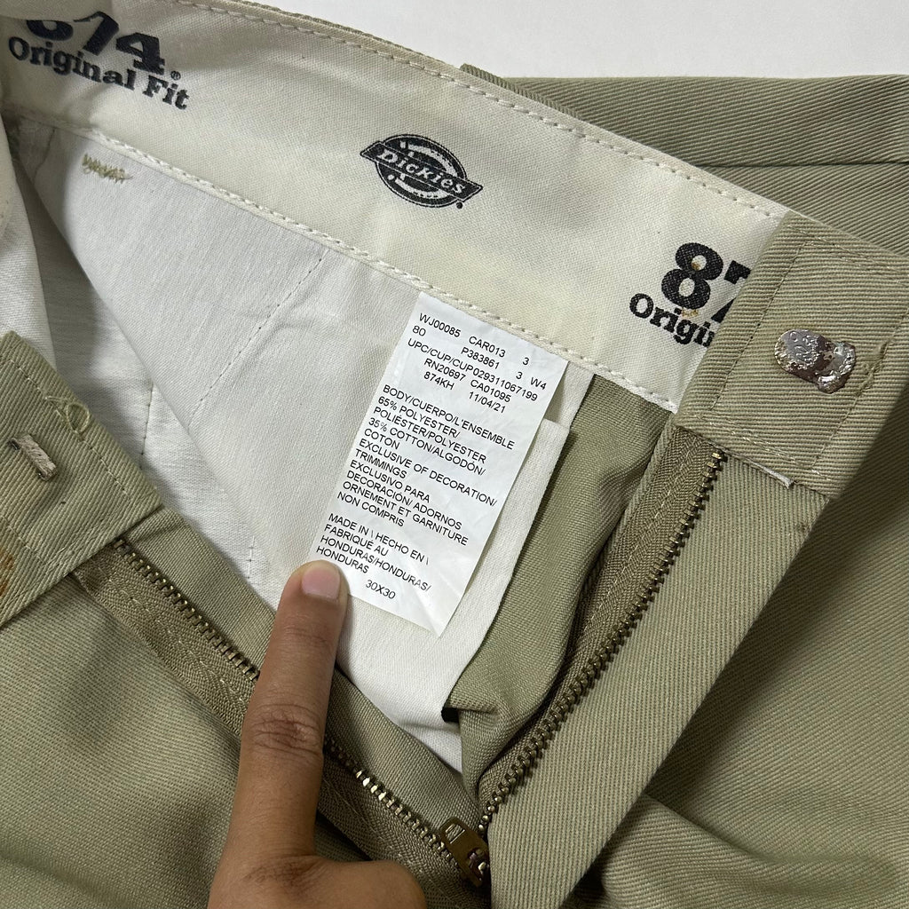 Dickies 874 Original Fit Pants Khaki (Size 30) - SOLD