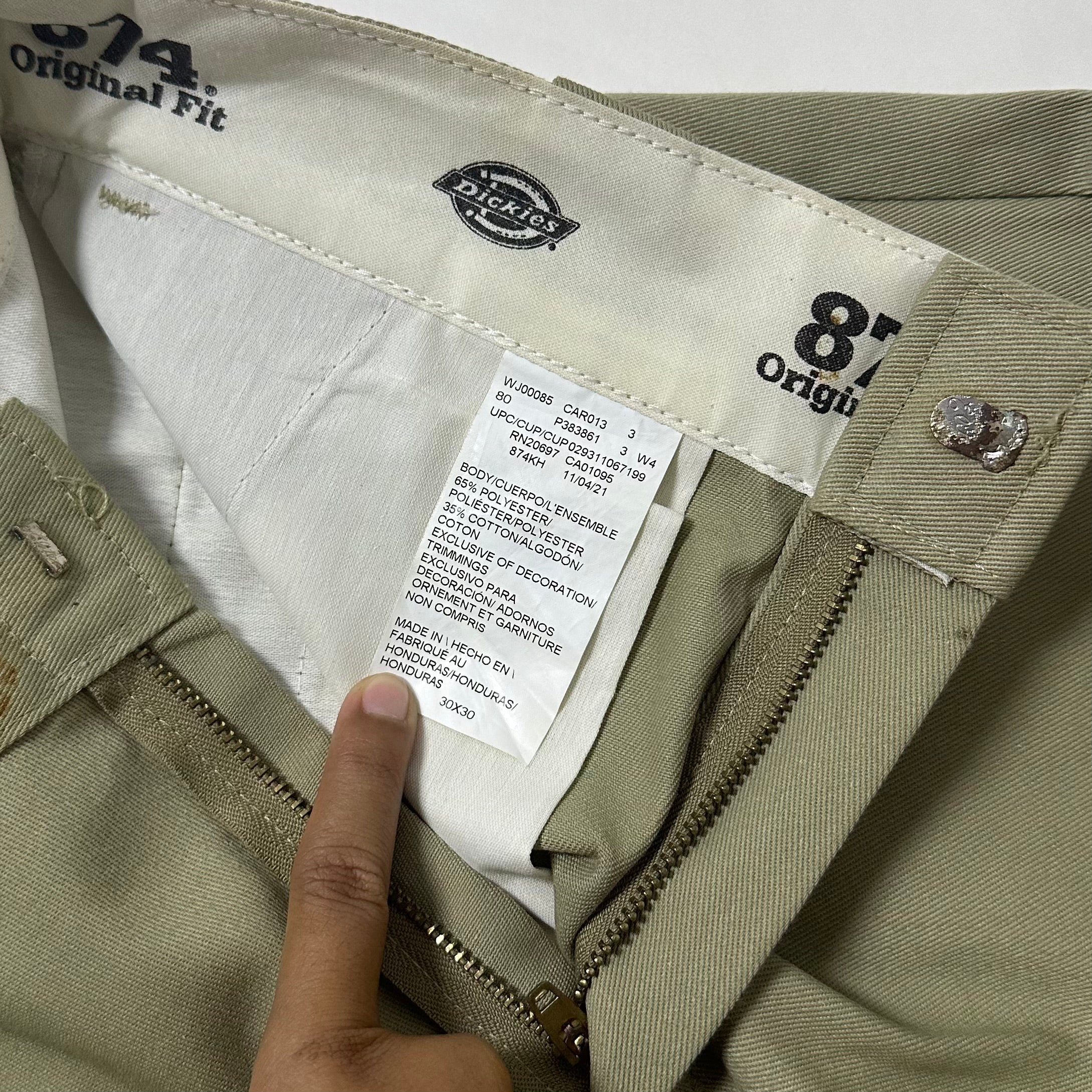 Dickies 874 Original Fit Pants Khaki (Size 30) - SOLD