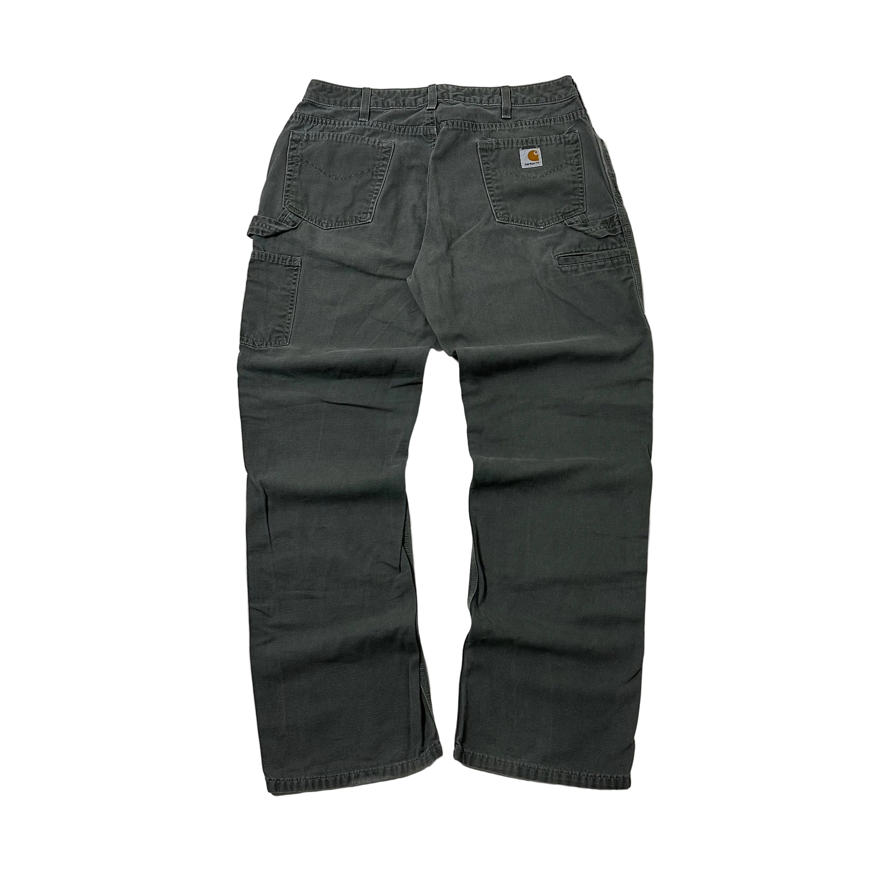 Carhartt Carpenter Pants Unisex in Dark Moss Green (Size 34)
