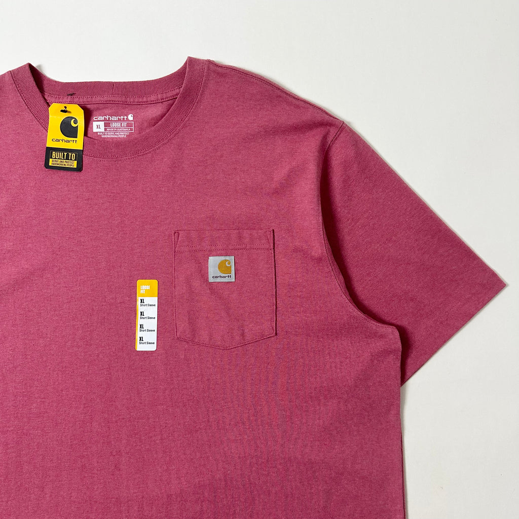 BRAND-NEW Carhartt K87 Pocket T-shirt in Salmon Pink (Size XL)
