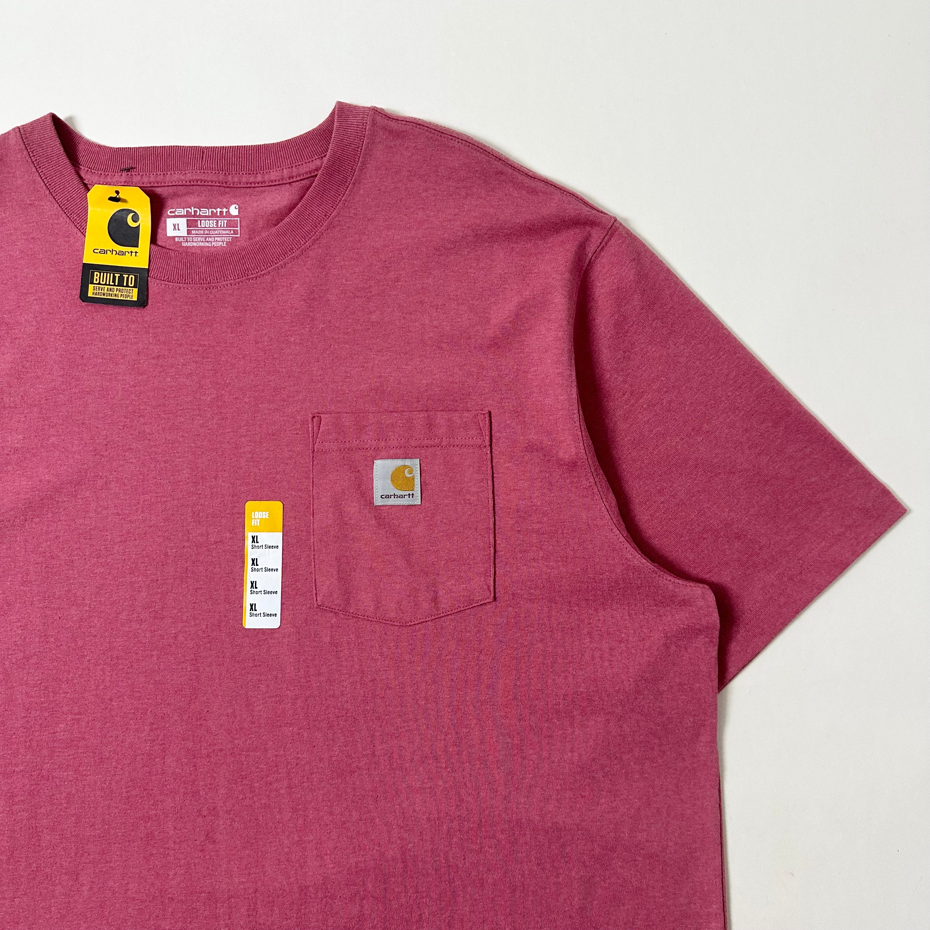 BRAND-NEW Carhartt K87 Pocket T-shirt in Salmon Pink (Size XL)