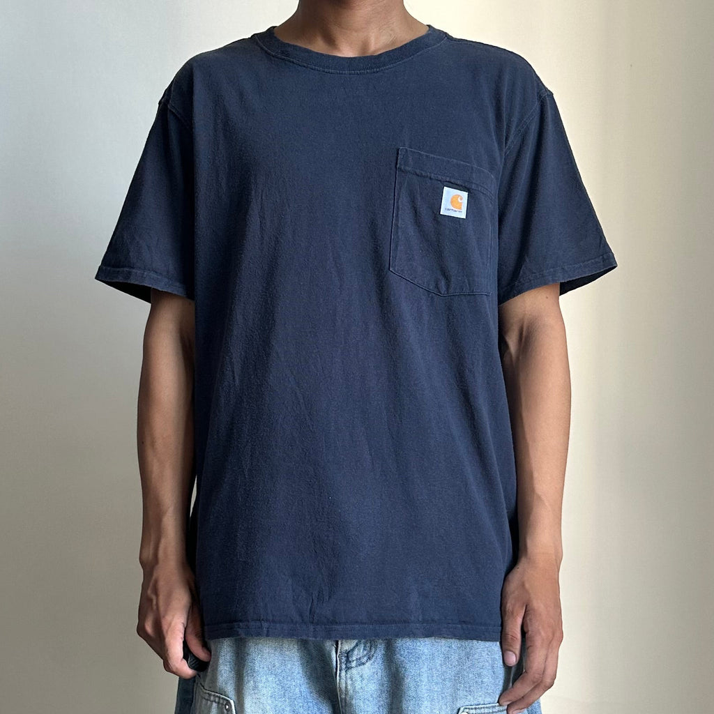 Carhartt K87 Pocket T-shirt in Navy Size Large Youth (Fits Medium Adult) - SOLD