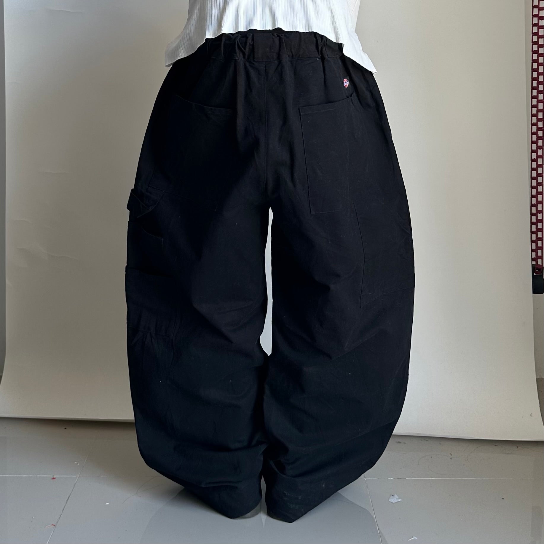 Oarism Baggy Carpenter Pants in Black (Size 30-36)