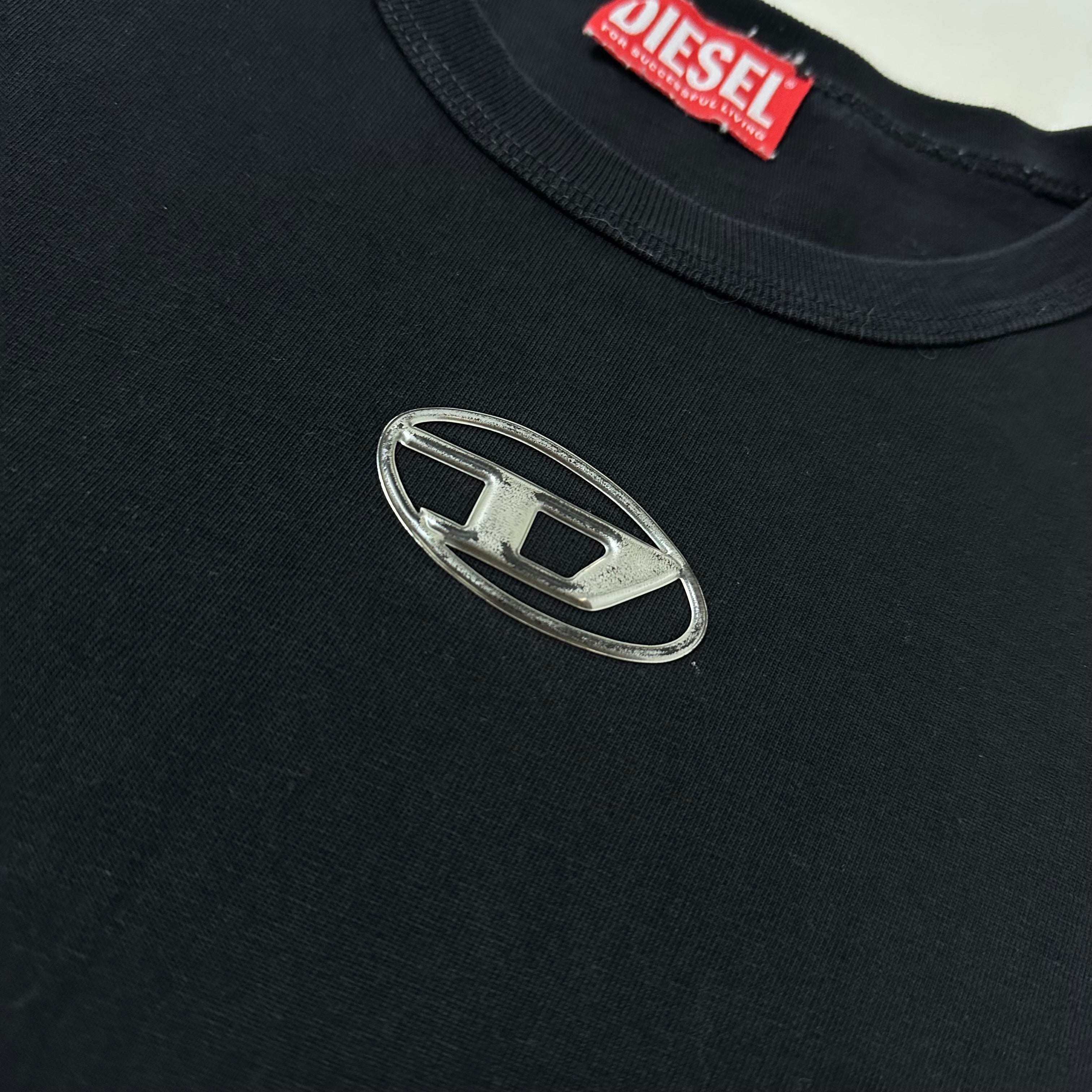 Diesel T-Adjust OD T-shirt Black Size Large