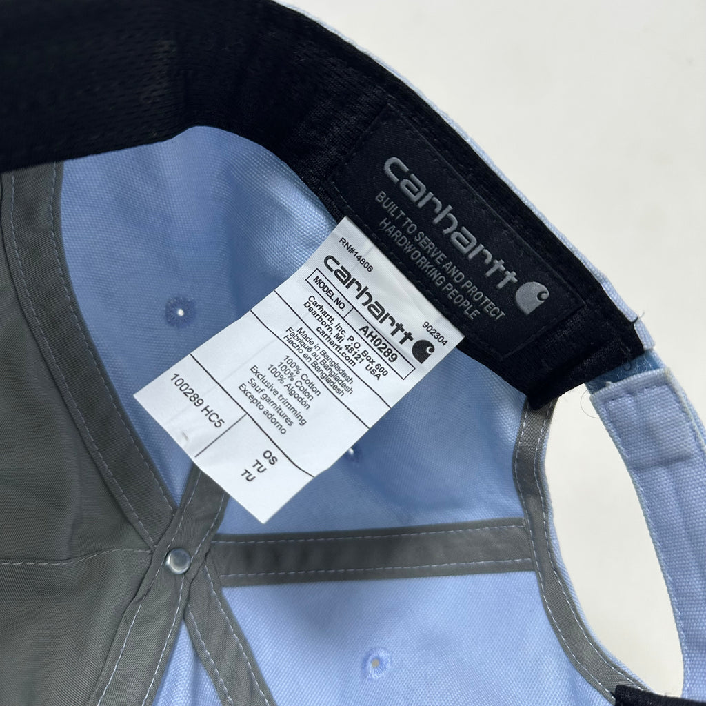 Carhartt Odessa Fog Blue Canvas Cap One Size Fits All
