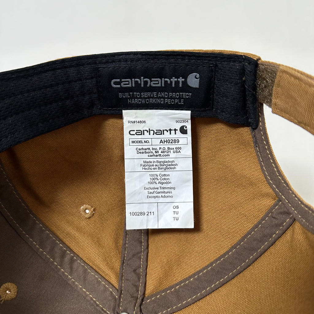 Carhartt Odessa Brown Canvas Cap One Size Fits All