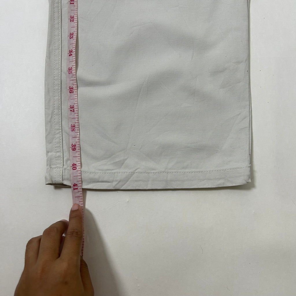 Random Baggy Pants with Multi-Pockets White (Size 29)