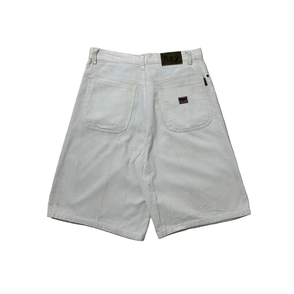 RRY White Corduroy Jorts (Size 32) - SOLD