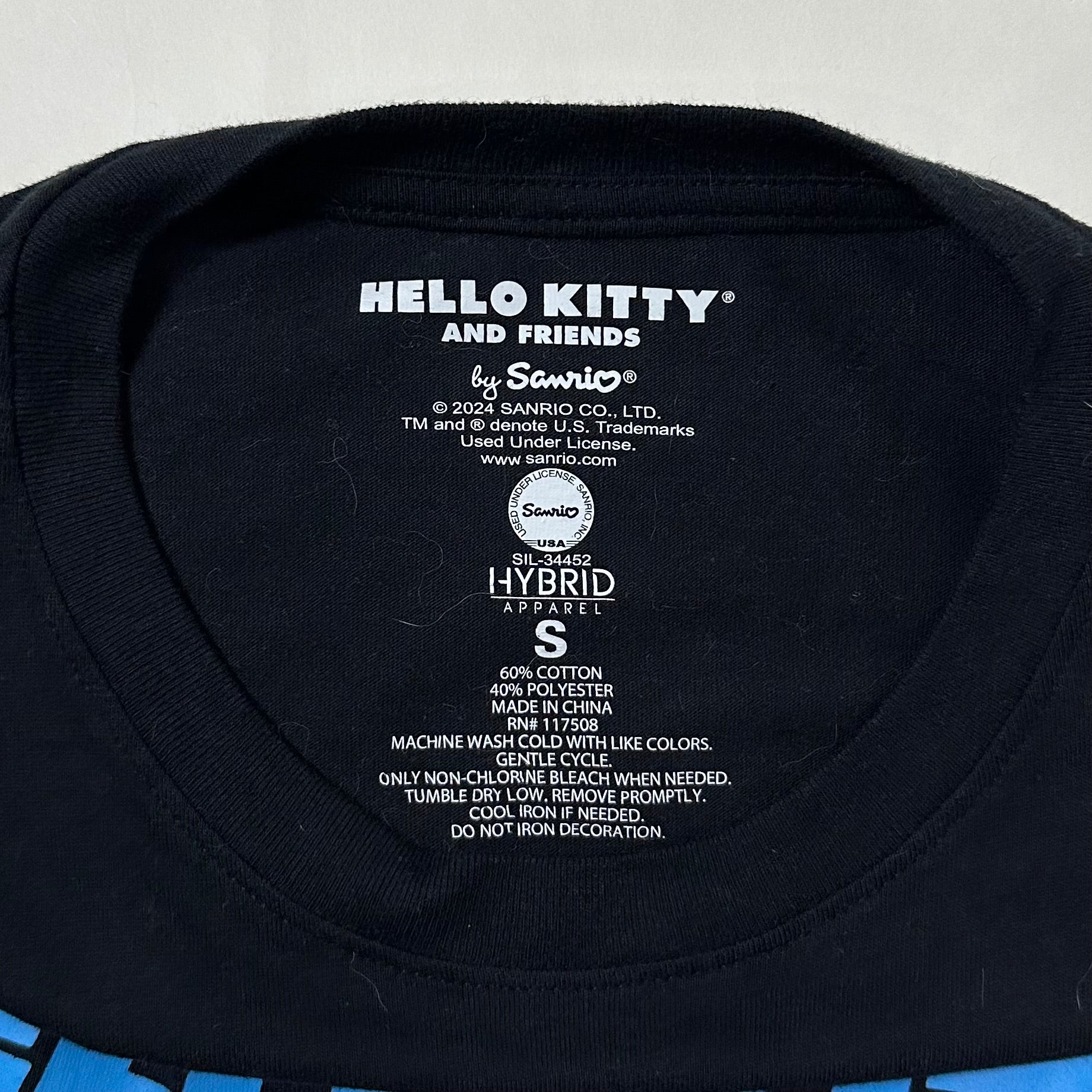 Hello Kitty Sanrio “Tokyo Speed” T-shirt in Black Size Small (Fits Medium)