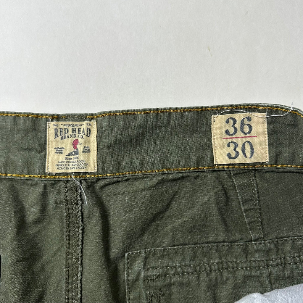 Red Head Cargo Pants in Olive Green (Size 36)