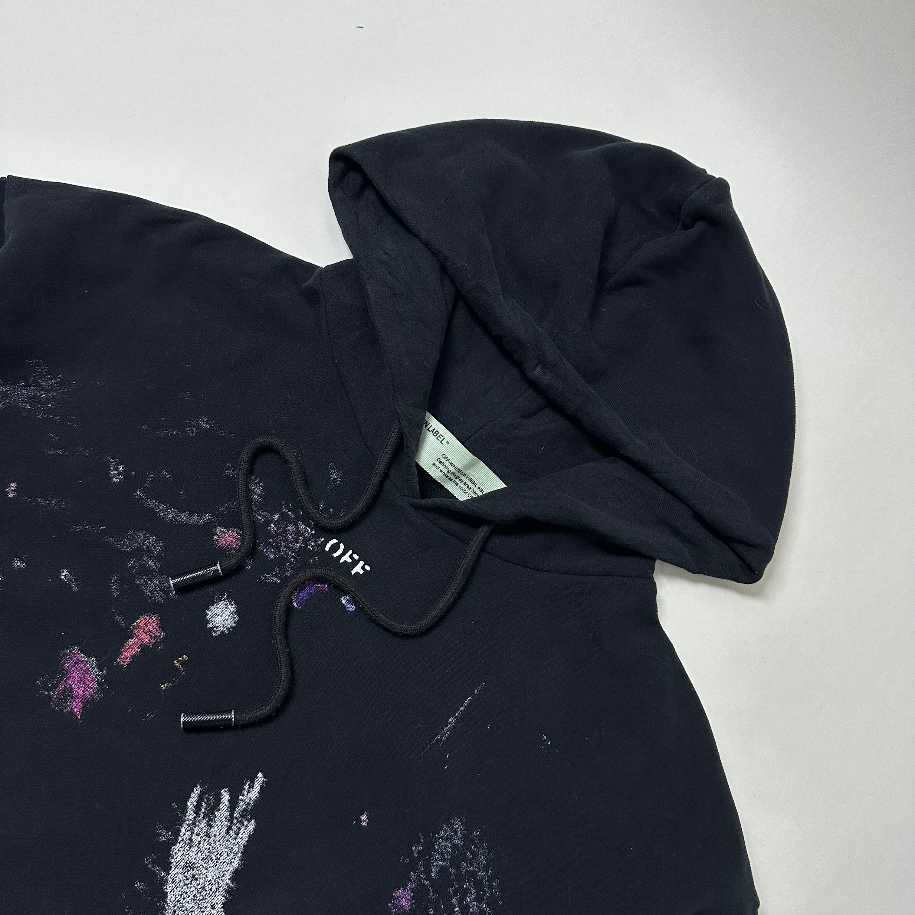 Off-White “Galaxy Brushed” Hoodie Jacket in Black Size XS (Best Fit Medium) OFF only — SOLD