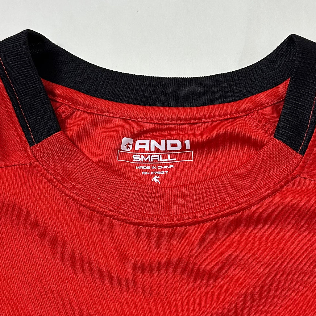 AND 1 Sleeveless Basketball Jersey Red Size Small (Fits Medium)