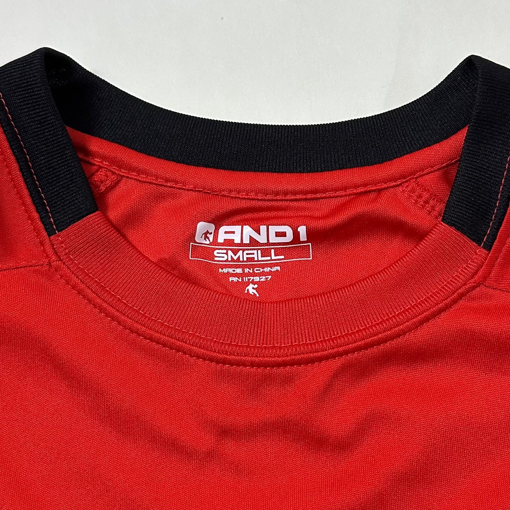 AND 1 Sleeveless Basketball Jersey Red Size Small (Fits Medium)