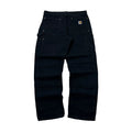 Carhartt B01-BLK Double-Knee Carpenter Pants Black Size 34