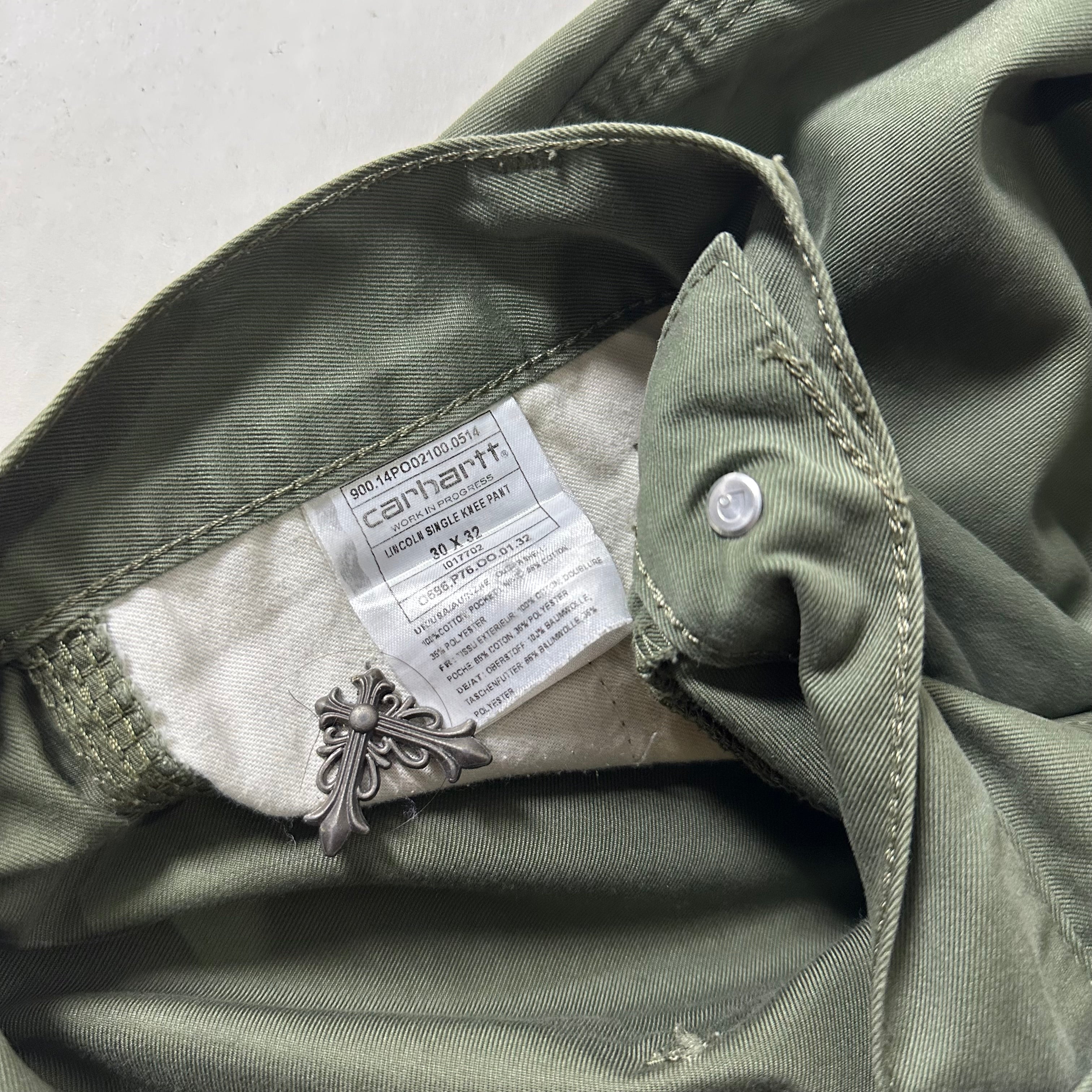 Carhartt WIP Moss Green Carpenter Pants (Size 30-31)