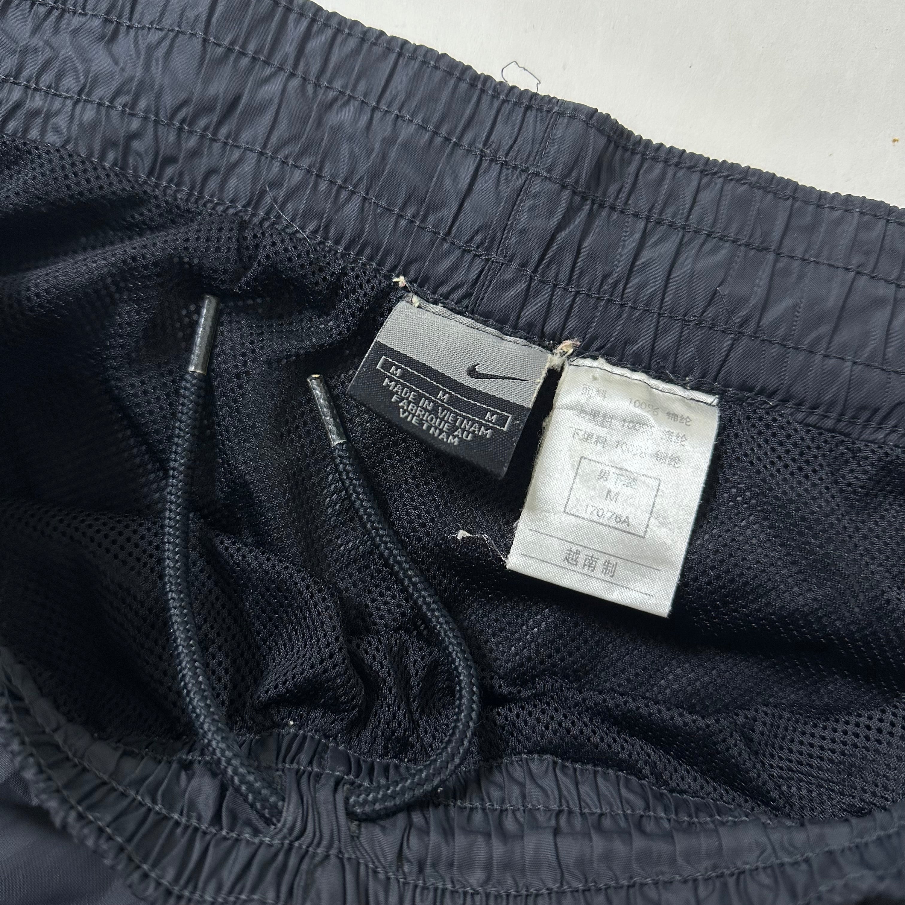 Vintage Y2K Nike Track Pants in Black (Size 32-38)