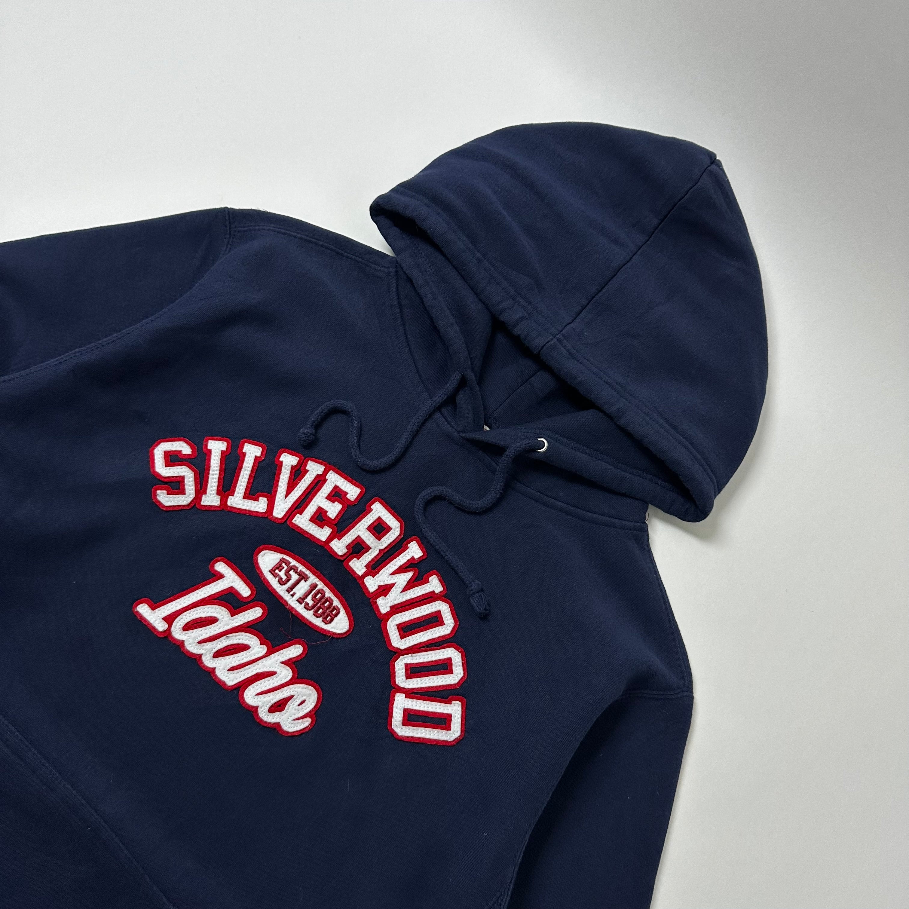 Silverwood Hoodie Jacket in Navy Blue Size Small (Best Fit Large)