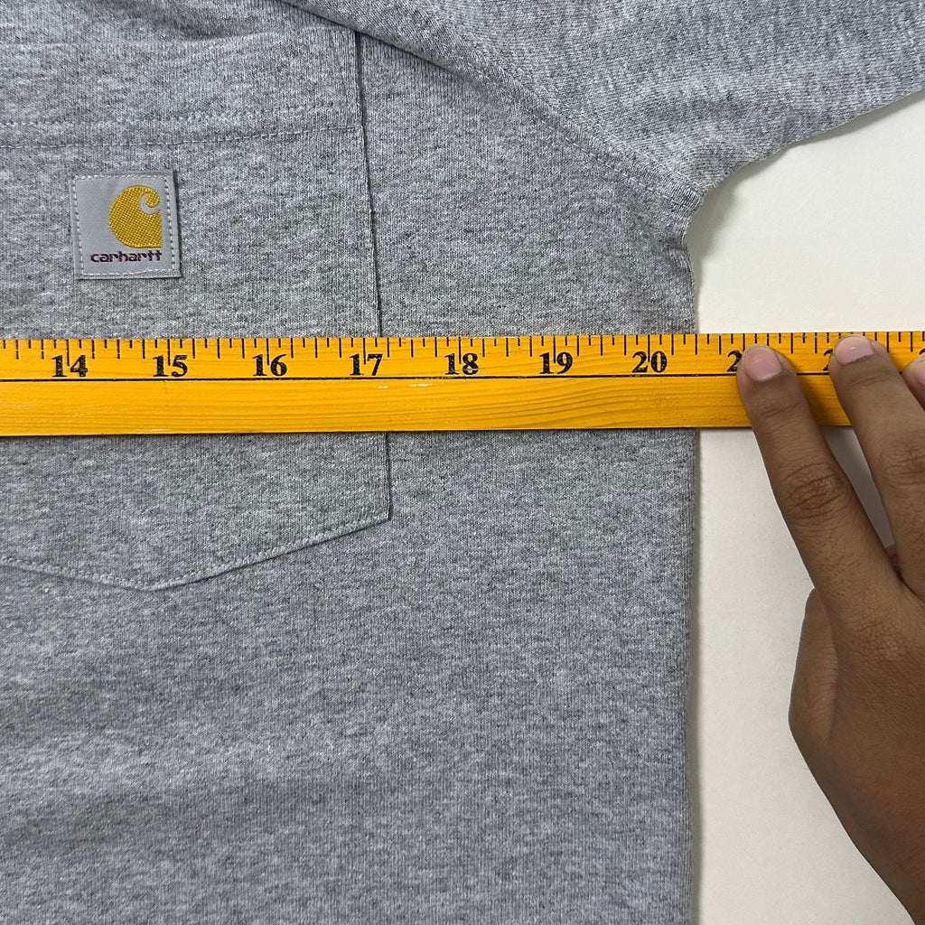 BRAND NEW Carhartt K87 Pocket T-shirt Unisex Heather Gray (Fits Small-Medium)