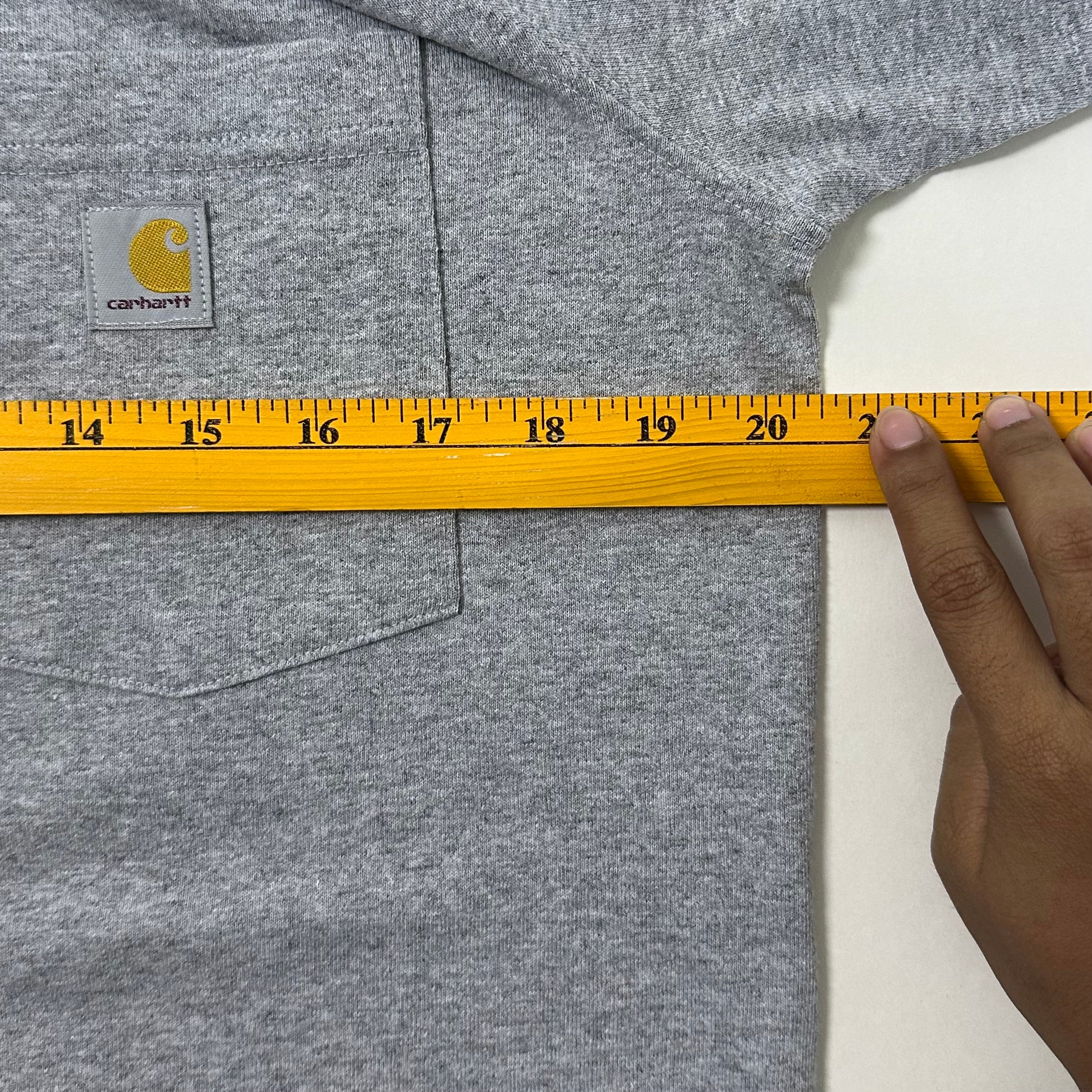 BRAND NEW Carhartt K87 Pocket T-shirt Unisex Heather Gray (Fits Small-Medium)