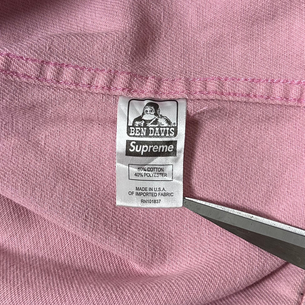 Ben Davis x Supreme Chore Coat Jacket in Black Pink (Size Medium)