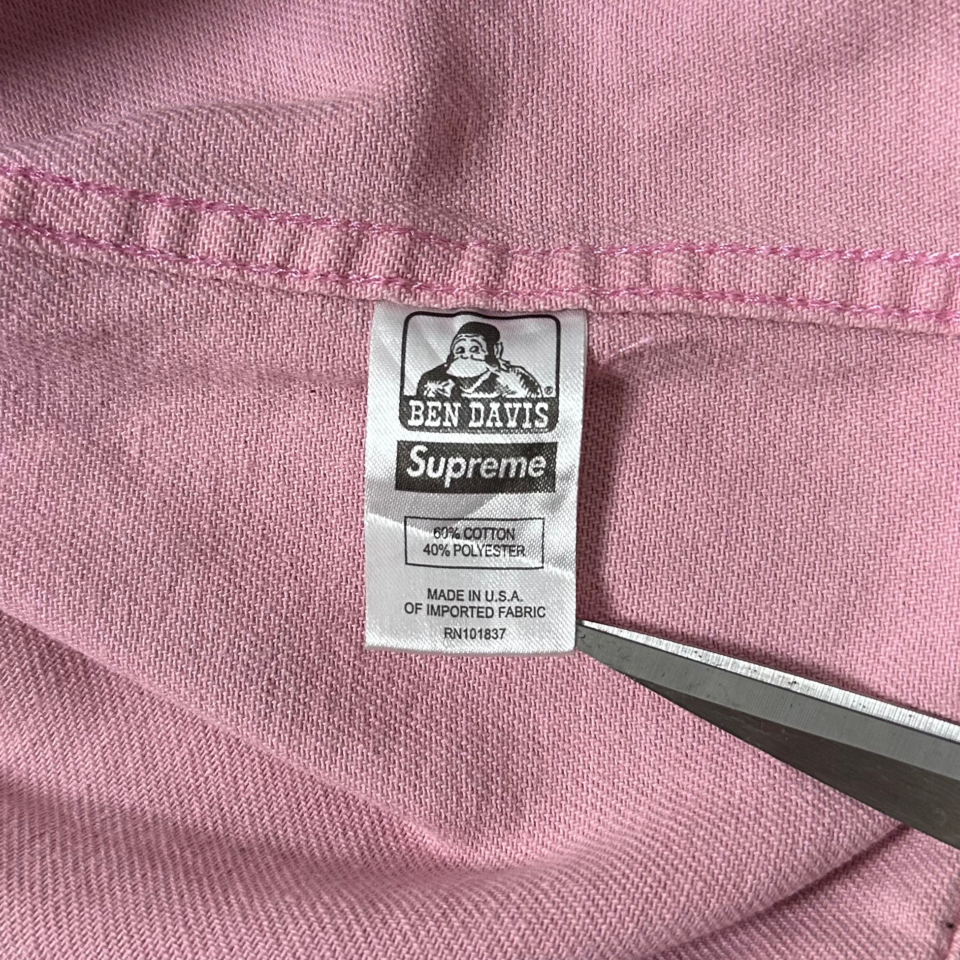 Ben Davis x Supreme Chore Coat Jacket in Black Pink (Size Medium)