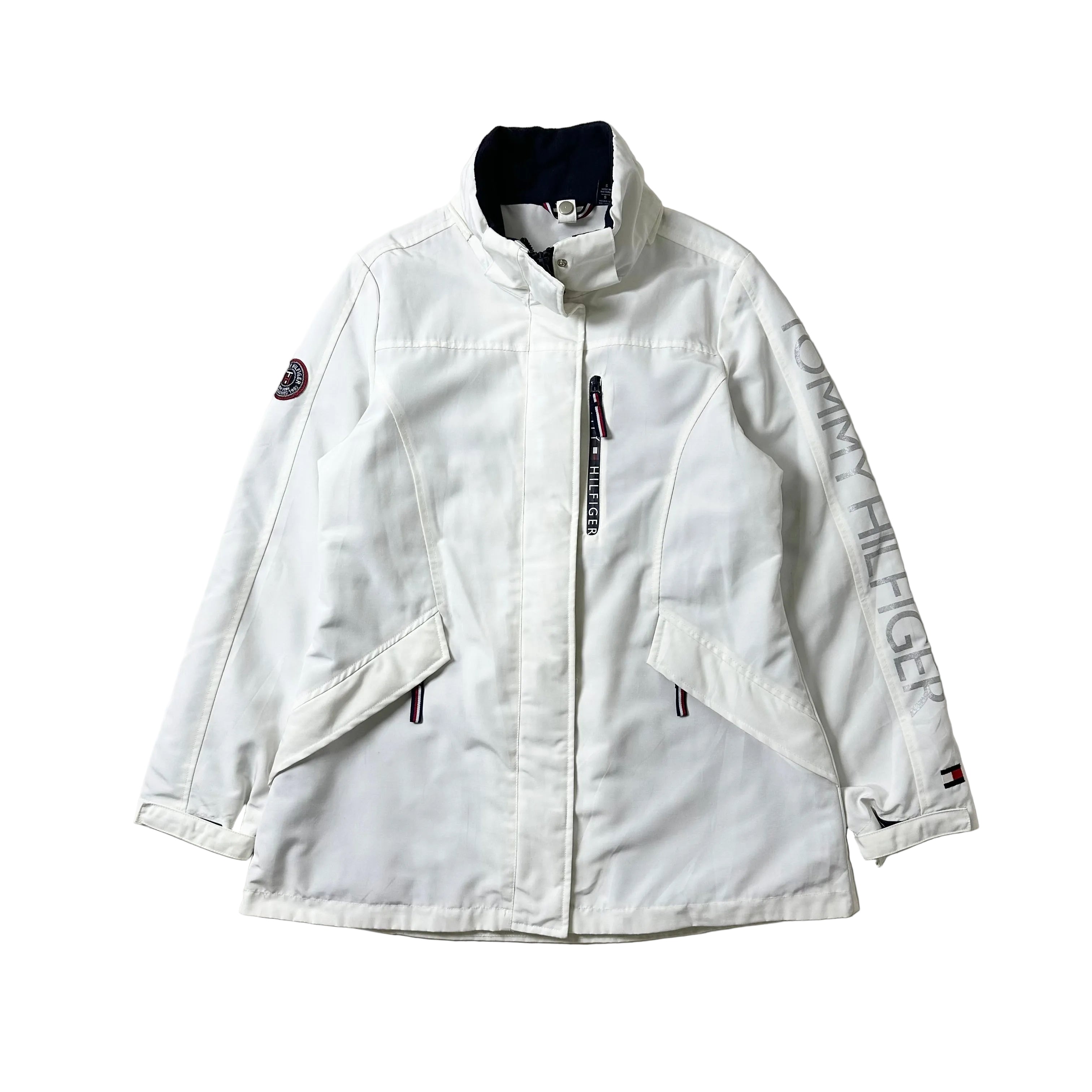 Tommy Hilfiger Women’s 3-in-1 All Weather System Jacket in White (Size Small)