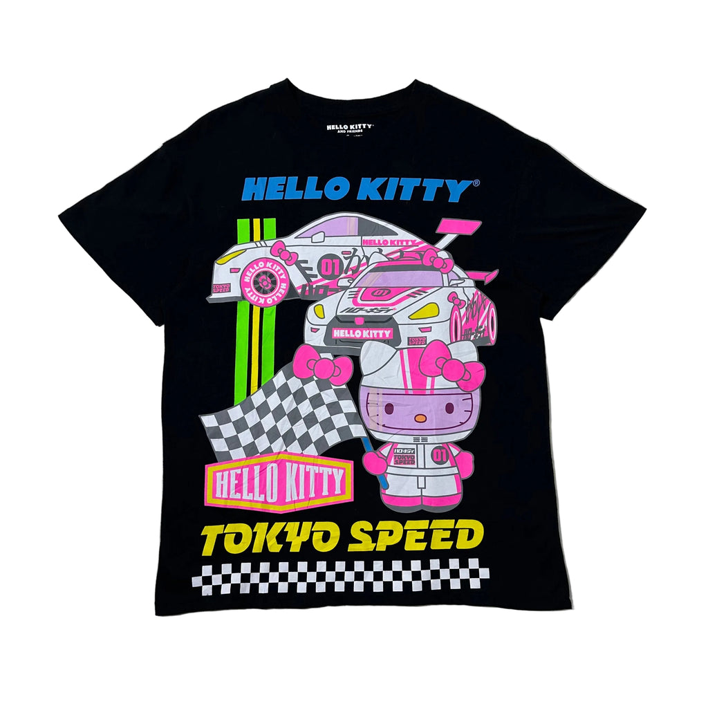 Hello Kitty Sanrio “Tokyo Speed” T-shirt in Black Size Small (Fits Medium)