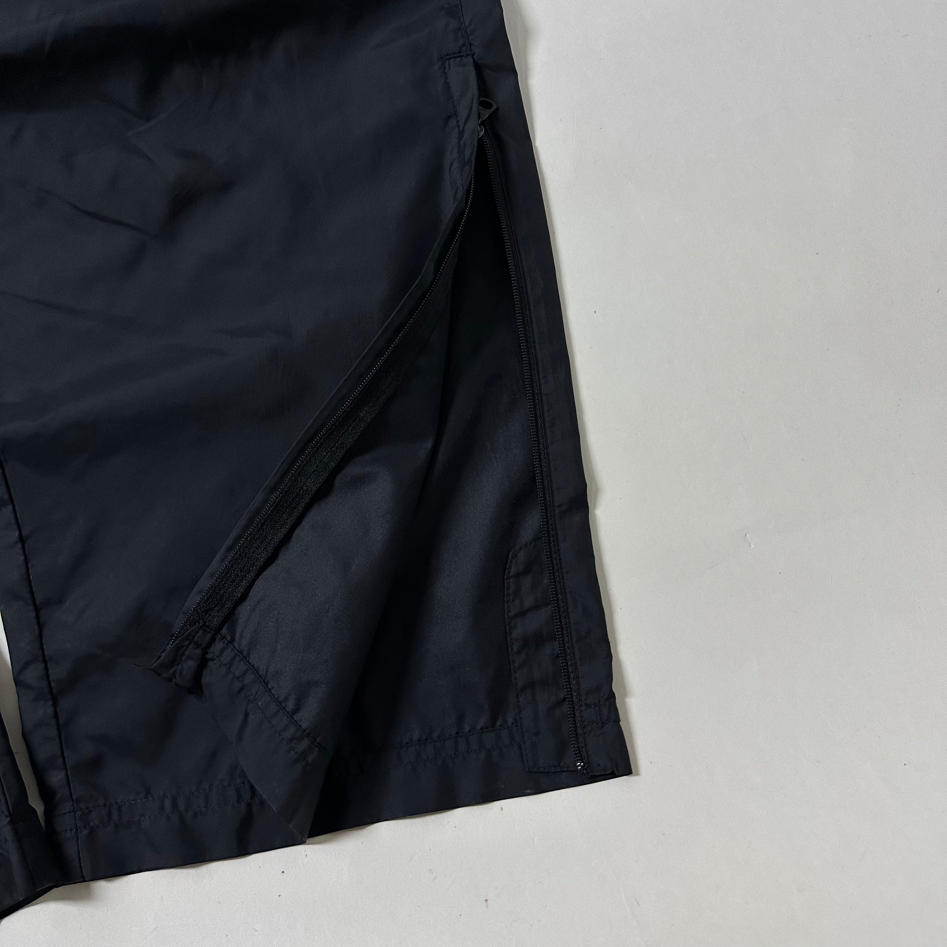 NIKE Y2K Embroidery Swoosh Track Pants in Black (Size 34-40)