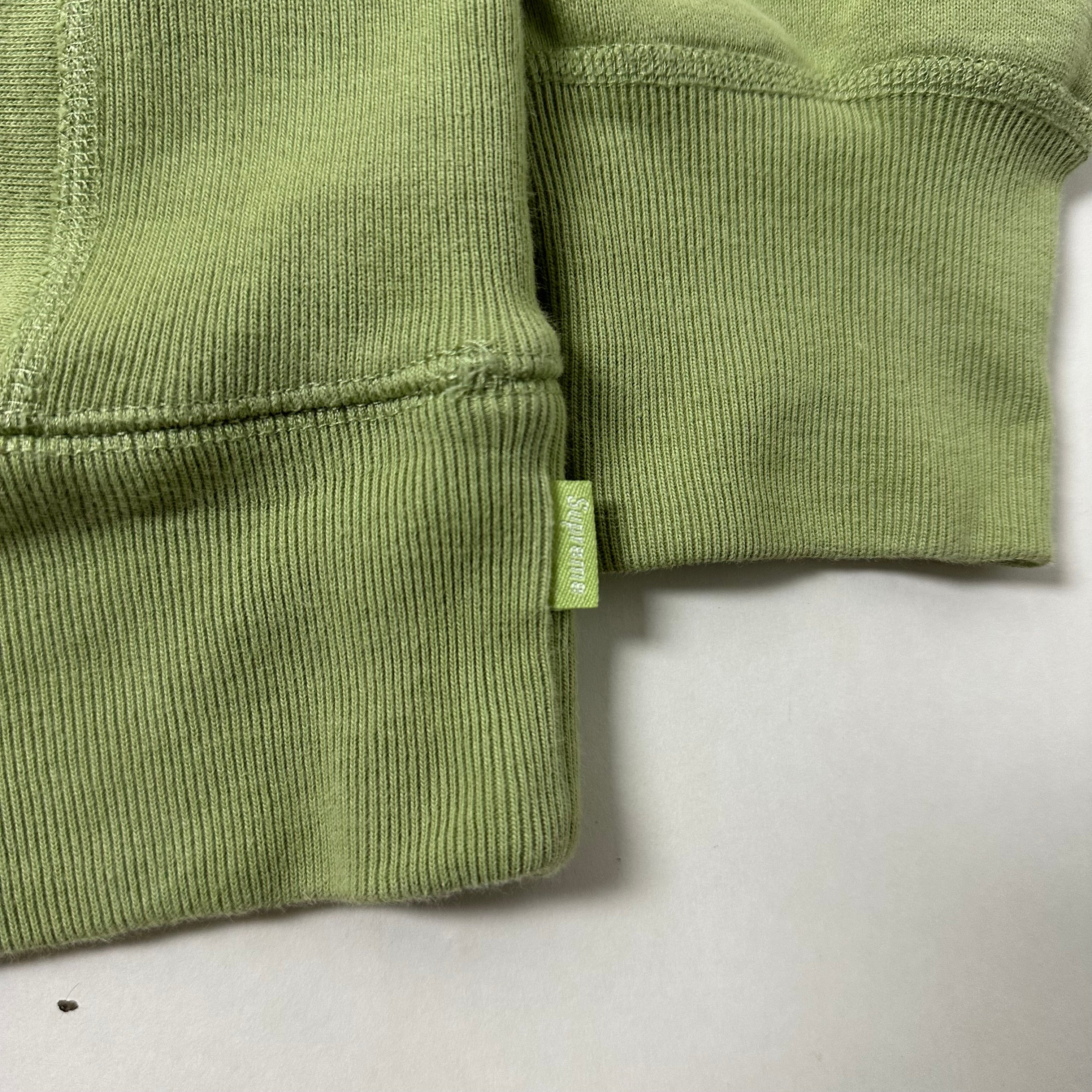 Supreme Box Logo Hoodie Jacket in Pastel Green (Size Medium) OFF only