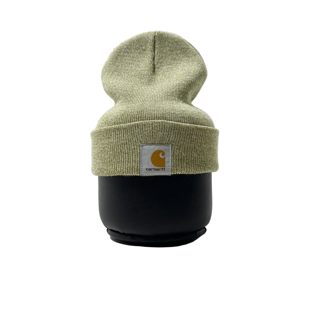 Carhartt Knit Cuffed Beanie Olive Winter White Marl (One Size Fits All) — SOLD