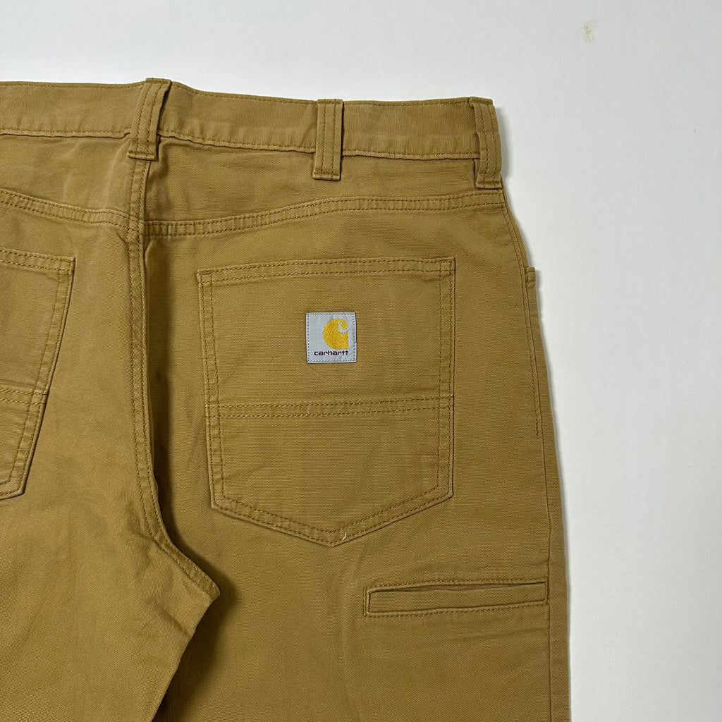 Carhartt Rugged Flex Relaxed Fit Pants Brown Size 36