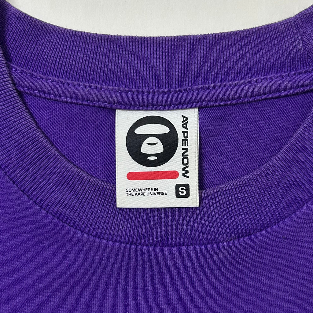 AAPE by A Bathing Ape Now T-shirt in Purple Size Small (Fits Medium)