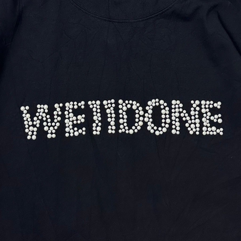 We11done Black Pearl Logo Long Sleeve Size Small (Fits Large) OFF only