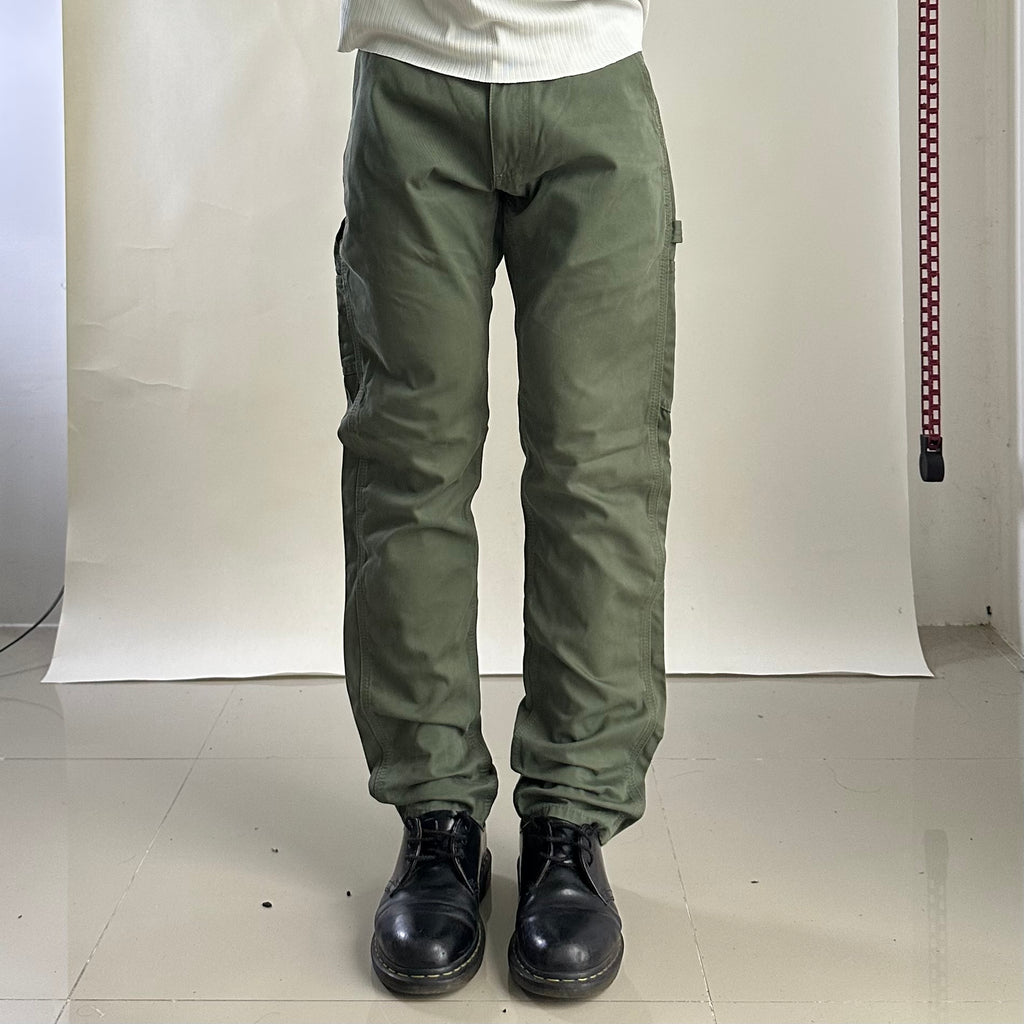 Carhartt WIP Moss Green Carpenter Pants (Size 30-31)
