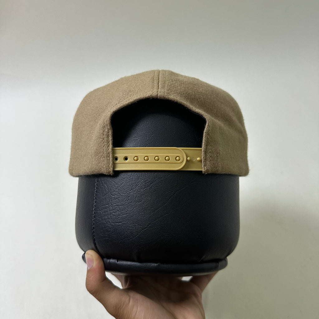 COTTON:ON “S” Logo Patch Soft Wool-blend Snapback Baseball Cap in Light Brown (One Size)