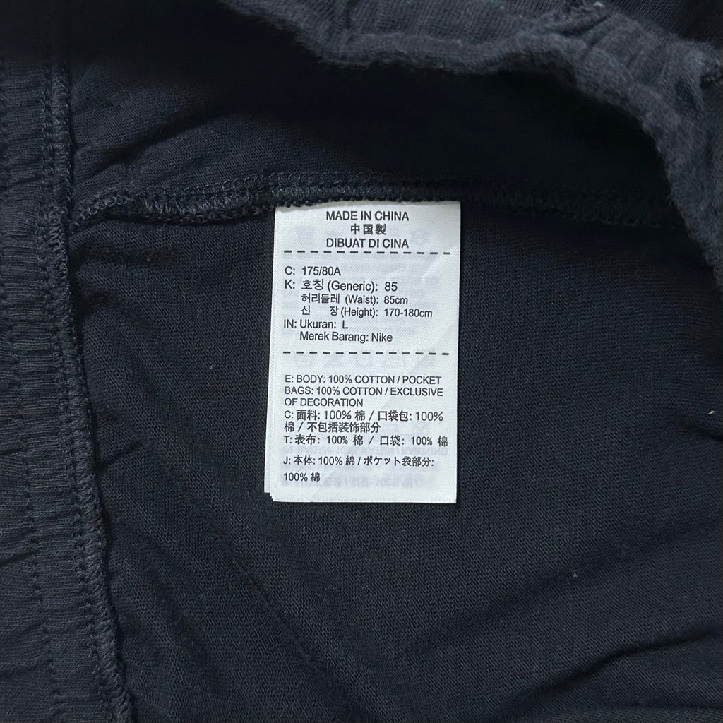 Nike Men's Sportswear Club Fleece open-hem Black Sweatpants (Size 32-36) - SOLD
