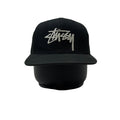 Stussy Stock Snapback Cap Black One Size Fits All