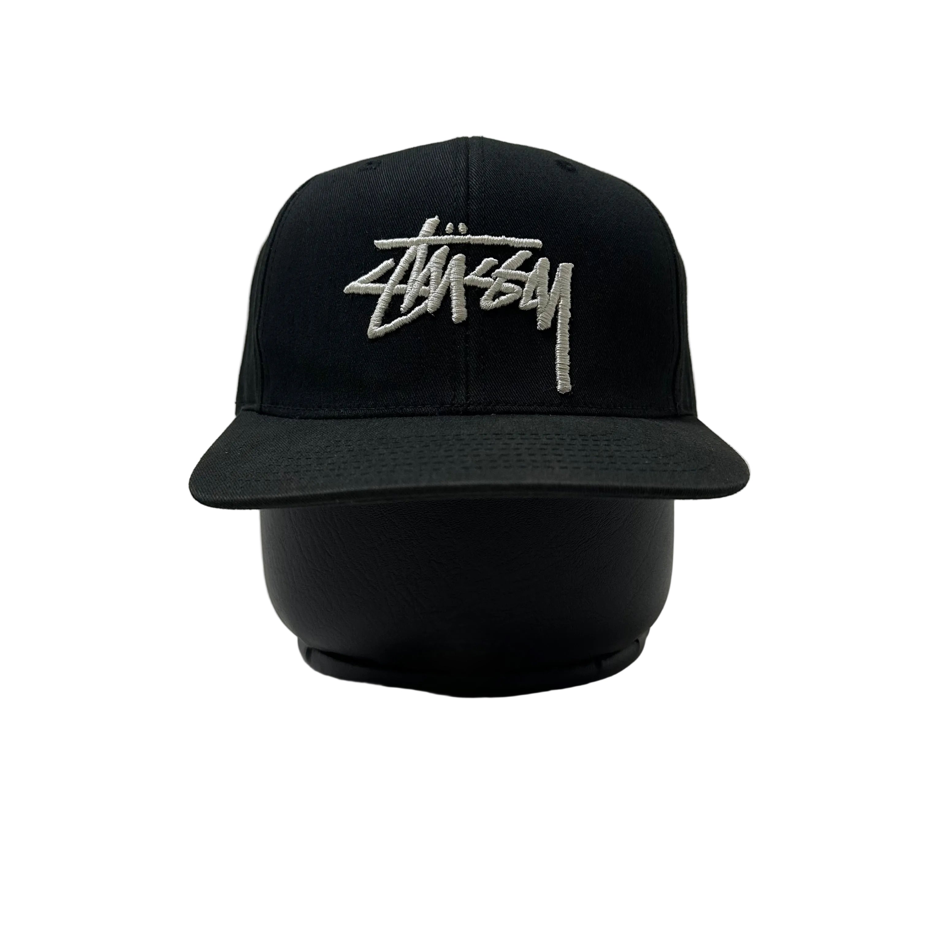 Stussy Stock Snapback Cap Black One Size Fits All