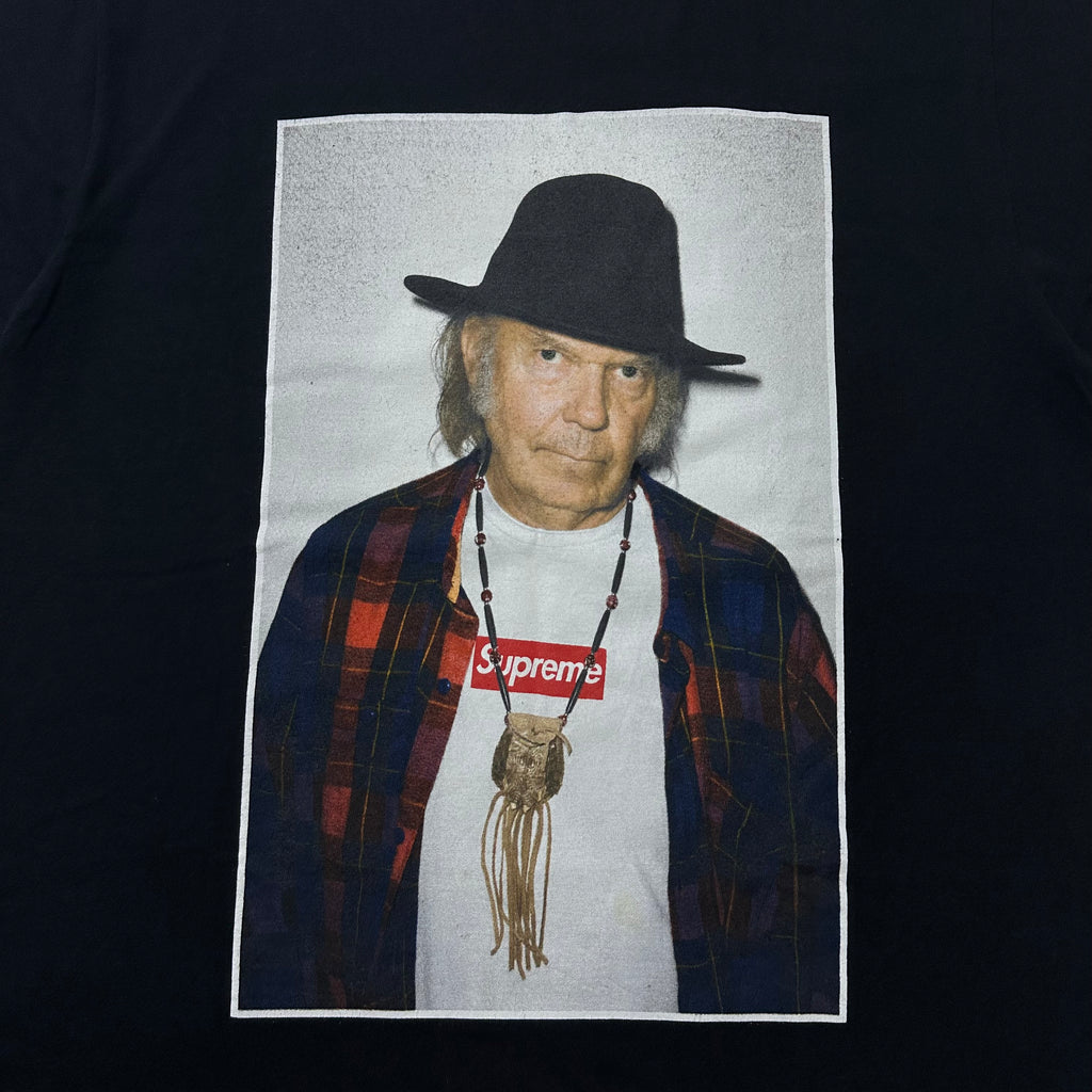 Supreme Neil Young Photo Tee Black Medium
