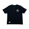 New Era MLB Paisley T-shirt New York Yankees Logo Black Medium (Fits Large)