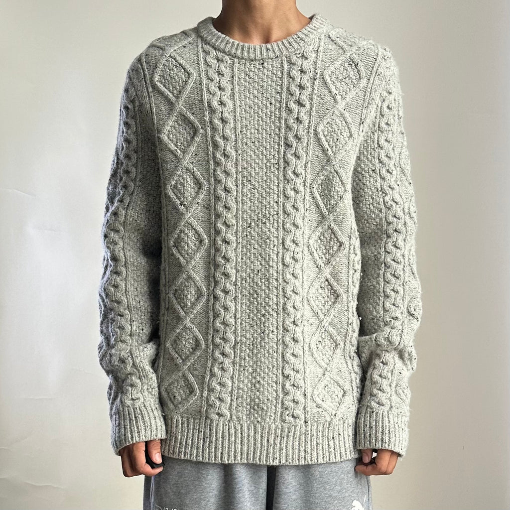 Levi’s Wool-blend Knitted Sweater in Gray (Size Large)