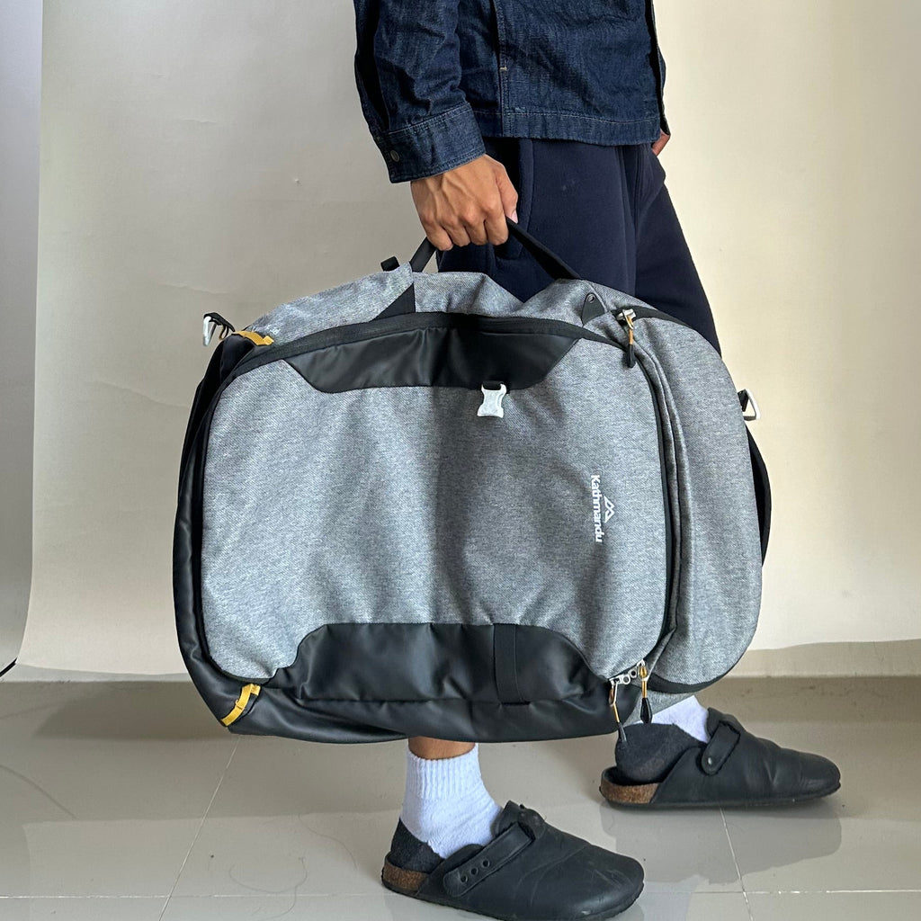 Kathmandu Litehaul 38L Carry-On Cabin Sized Travel Pack Shoulder Bag Backpack Med Grey 38LTR