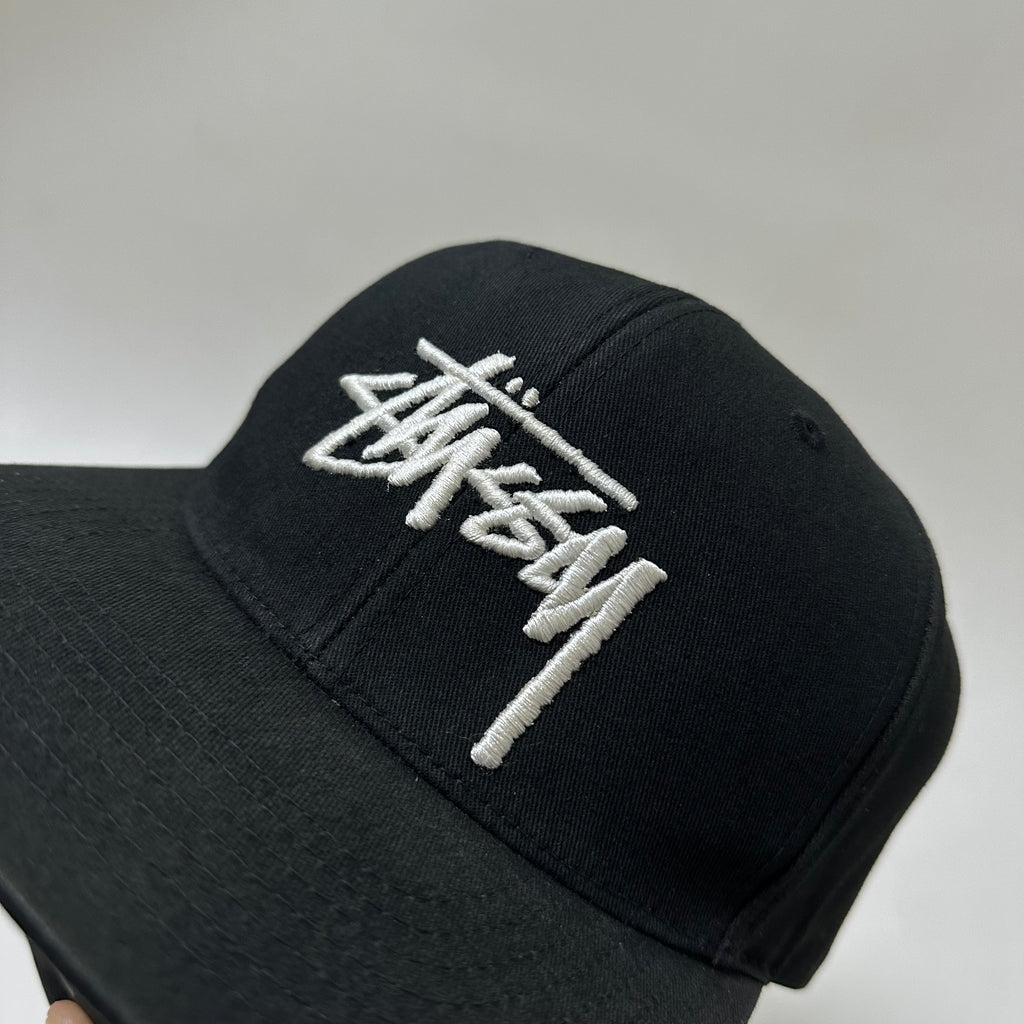 Stussy Stock Snapback Cap Black One Size Fits All