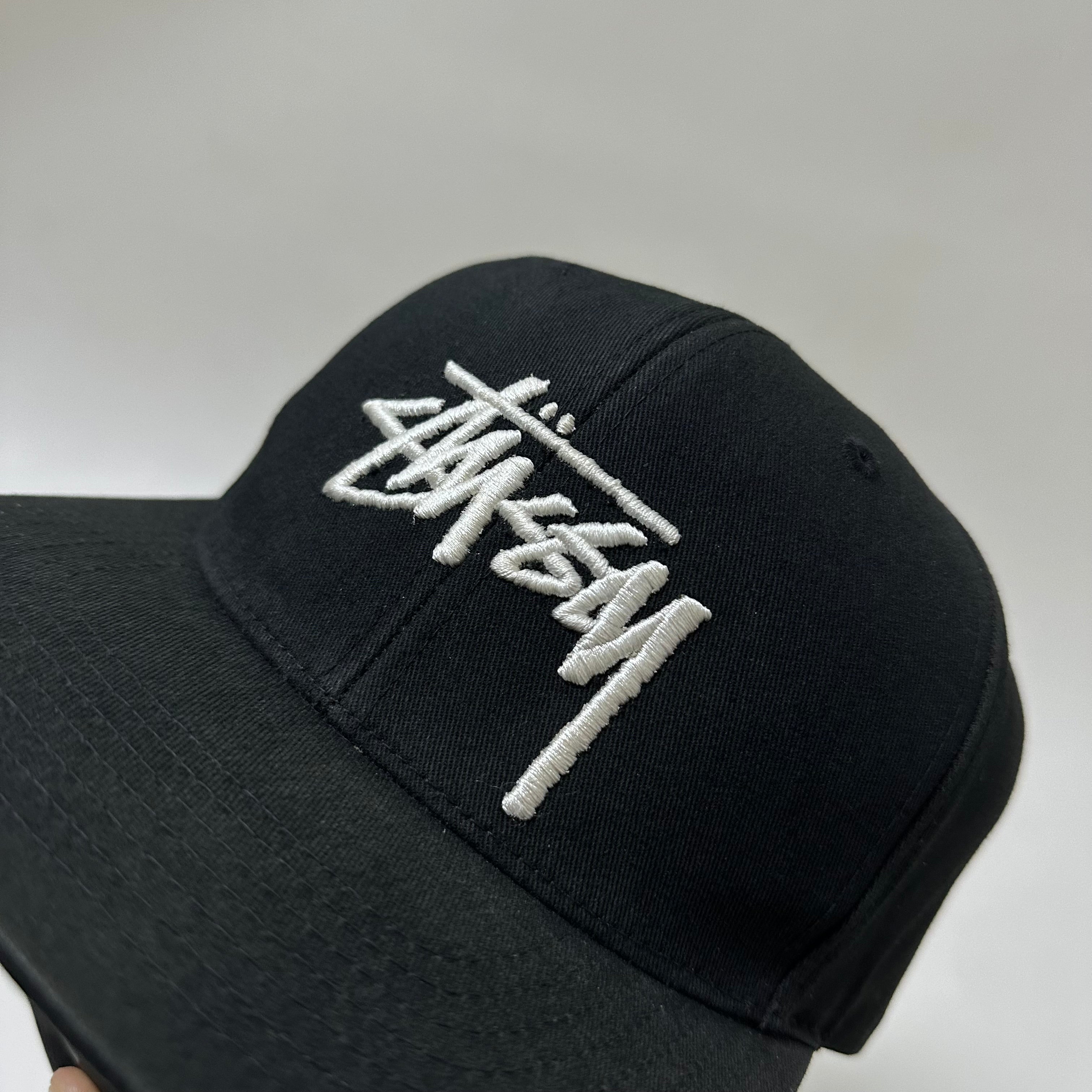 Stussy Stock Snapback Cap Black One Size Fits All